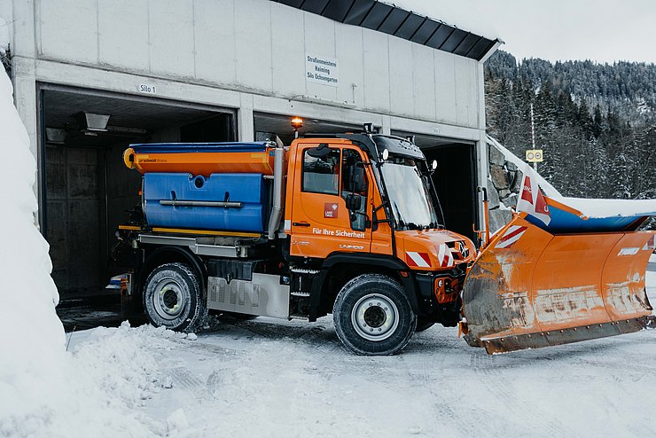 Der Tiroler Landesstraßendienst ist für den Winter gerüstet.