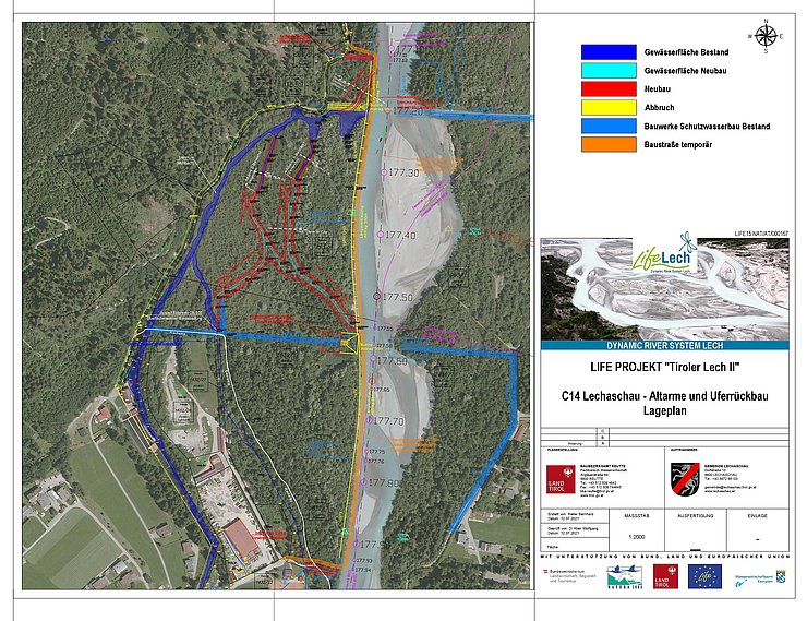 Lageplan / Übersicht der geplanten Massnahmen