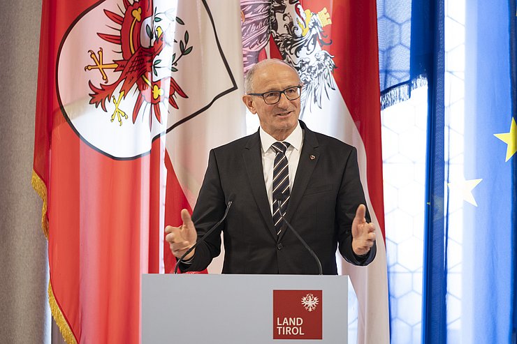 LH Mattle bei Ansprache