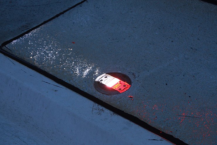 © Land Tirol LED Leiteinrichtung Unterflur