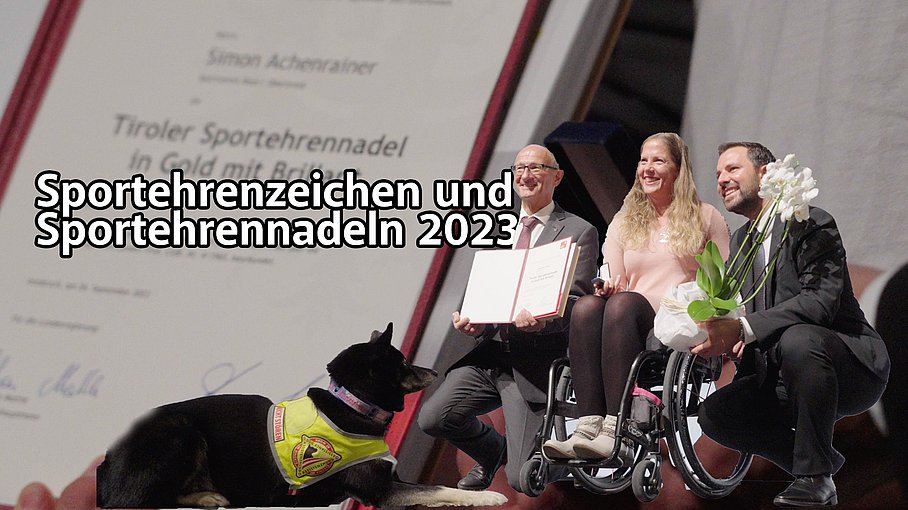 © Land Tirol/Lukas Järvinen Vergabe der Sportehrenzeichen und Sportehrennadeln 2023