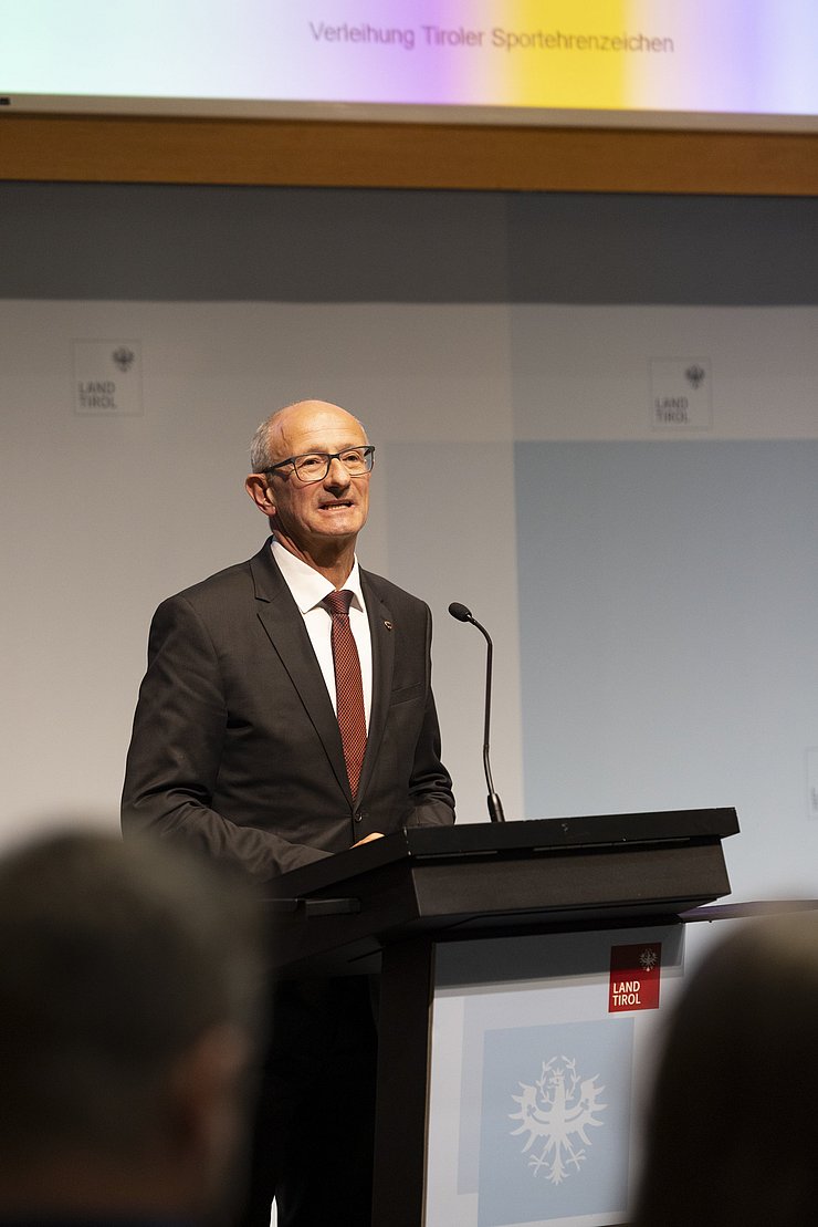 Impressionen Festakt Verleihung Tiroler Sportehrenzeichen 03. November 2025