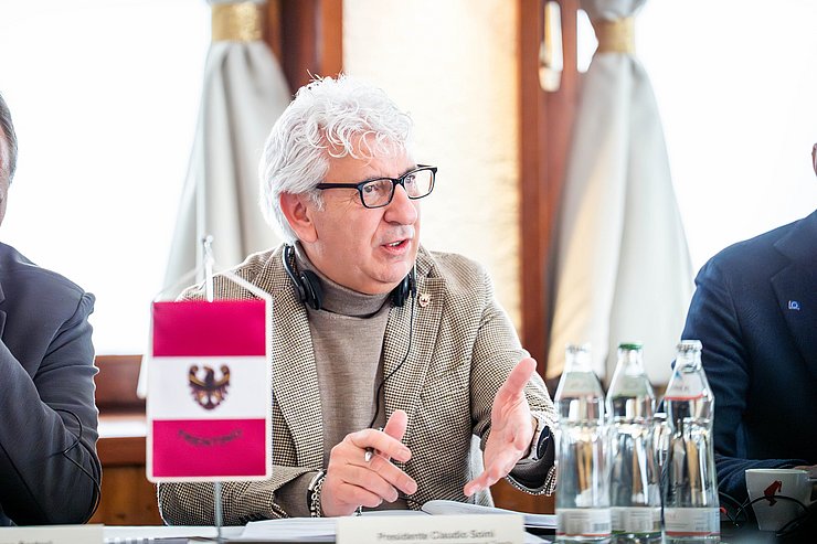 Claudio Soini, Präsident des Trentiner Landtags