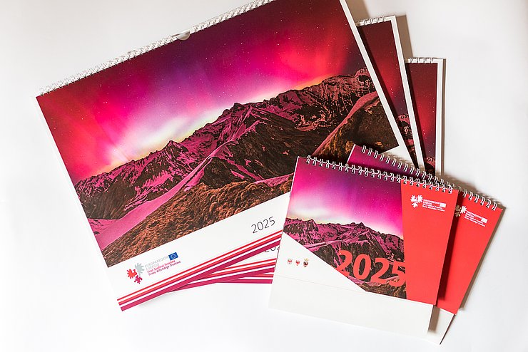 © LPA/Patrizia Correiro 3 Wandkalender und 2 Tischkalender