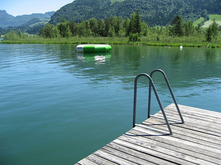 Badegewässer Walchsee, Camping