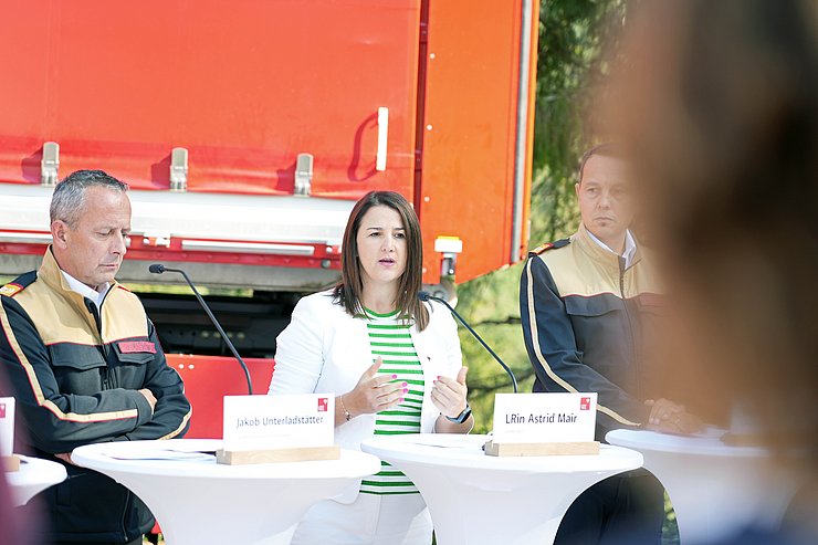 © Land Tirol/Hörmann Mair bei PK redend