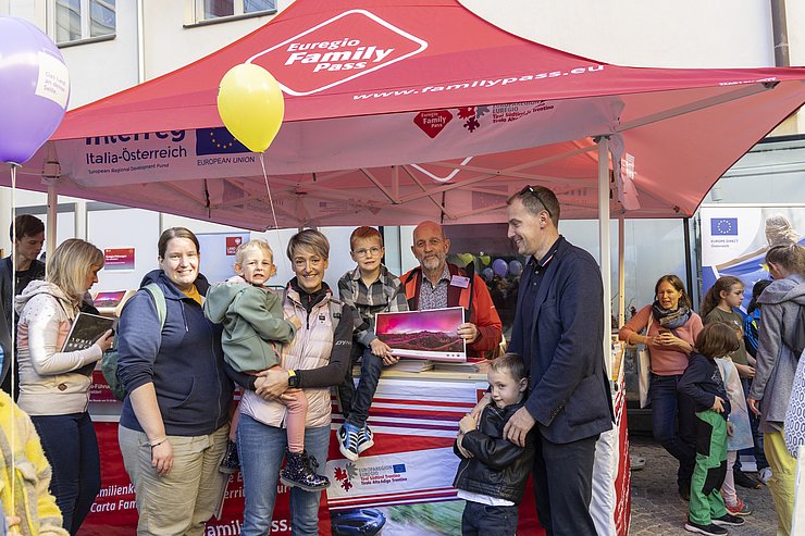 Familien freuten sich über die tollen Euregio-Angebote im Rahmen des Tiroler Familienpasses/EuregioFamilyPass.