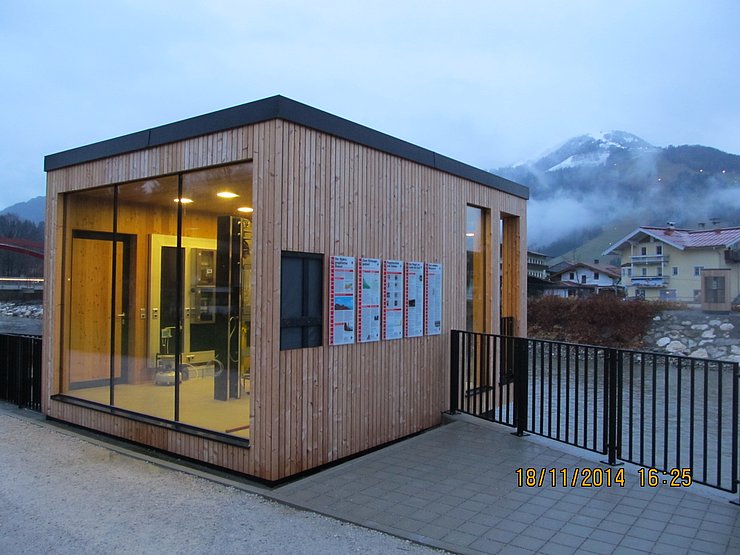 © Land Tirol/SG Hydrographie und Hydrologie Pegel Kössen-Hütte Großache