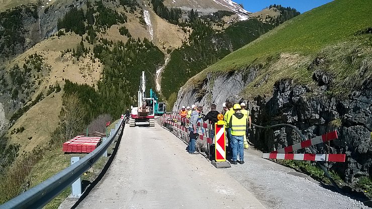 © Land Tirol/Huber Othmar Leitungsbau ab Abzweigung zum Hochbehälter