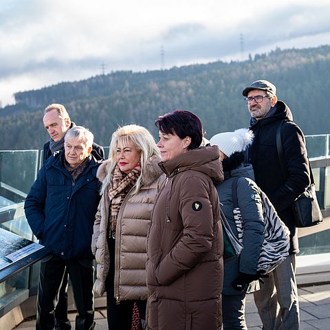 Präsidiales Treffen am Bergisel in Innsbruck am 16.01.2023