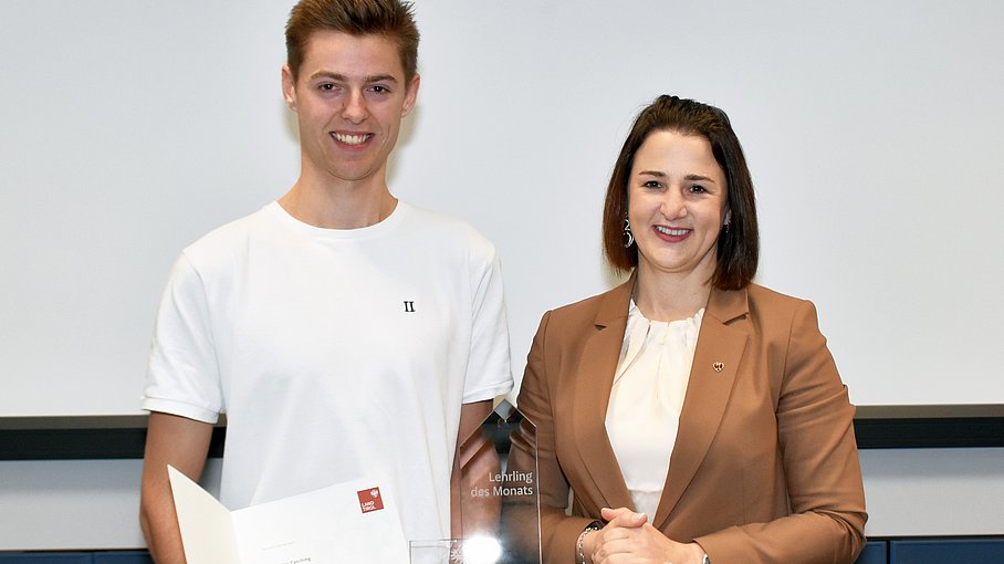 © Land Tirol Lehrling des Monats JÄNNER 2023