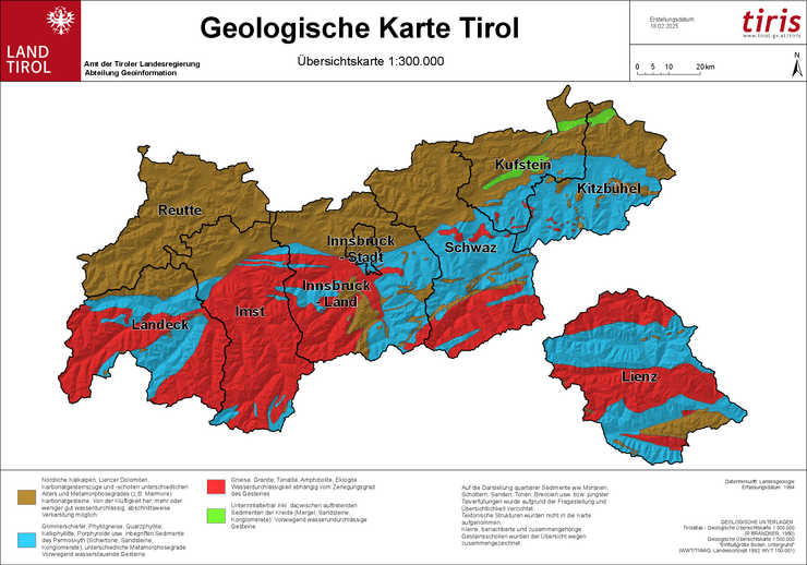 Geologische Karte Tirol