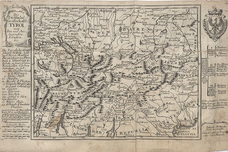 Tirolkarte um 1700