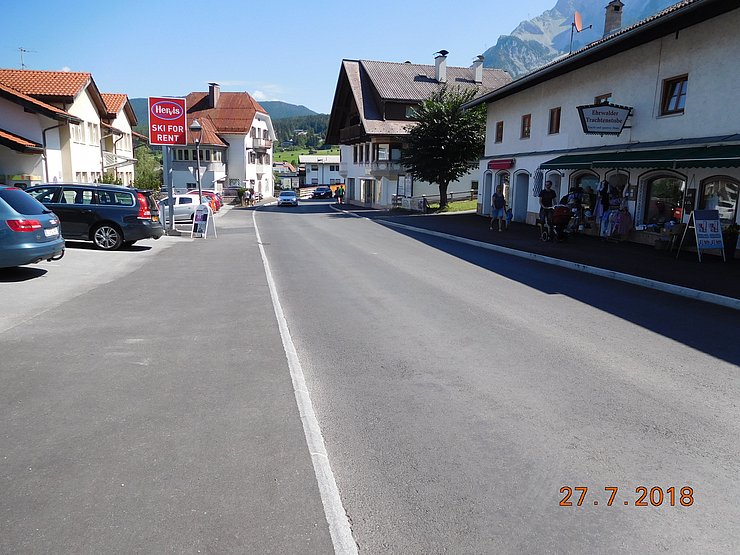 © Land Tirol/Somweber Bernhard Bauabschnitt 1: Fertige Asphalttragschichten Bereich Hervis