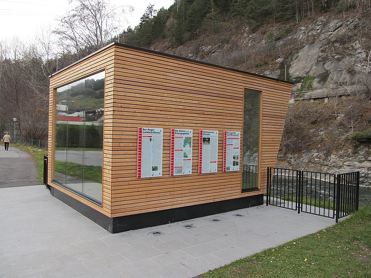 © Land Tirol/SG Hydrographie und Hydrologie Pegel Landeck-Bruggen Sanna