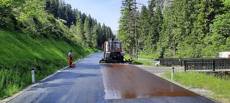 B187 Generalsanierung Hofherrbrücke bis Höchelrainerbrücke Herstellung Verbundschicht
