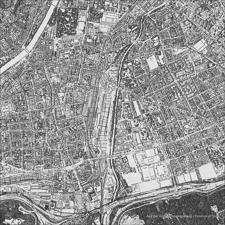 Multidirektionale DOM Schummerung Innsbruck 2020