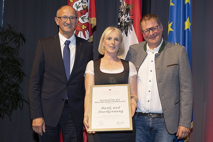 © Land Tirol/DieFotografen Traditionsbetrieb erhält Ehrung