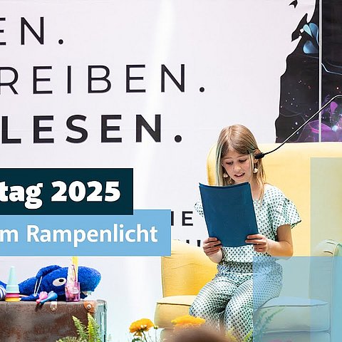 Vorlesetag 2025. Lesen im Rampenlicht.