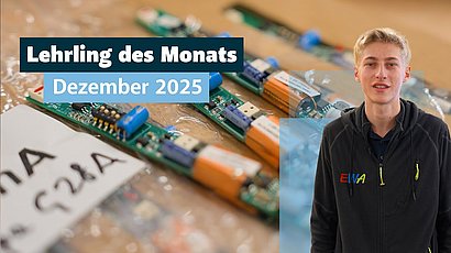 Lehrling des Monats Dezember 2025