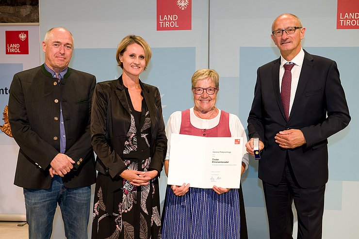 Hemma Poberschnigg aus Lermoos wurde ebenfalls geehrt