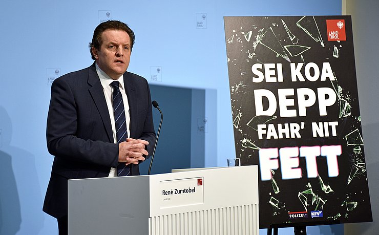 Zumtobel am Rednerpult