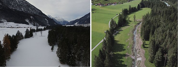 Vorher und Nachher …