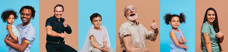 © Land Tirol/Shutterstock Freudige Menschen, die sich geimpft haben