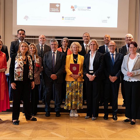 Die Vortragenden der Veranstaltung „Die Rechnungshöfe: ein Vergleich zwischen Österreich und Italien“