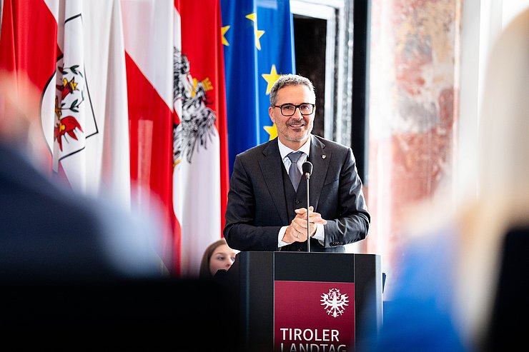 © Tiroler Landtag/Christanell Südtirols LH Arno Kompatscher erläuterte die politische Dimension der Reform.