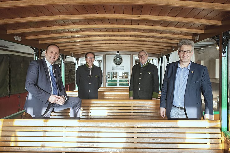 © Land Tirol/Berger Ab Mai 2022 soll die Achenseebahn die Remise verlassen und wieder mit Volldampf von Jenbach bis zum Seespitz fahren.