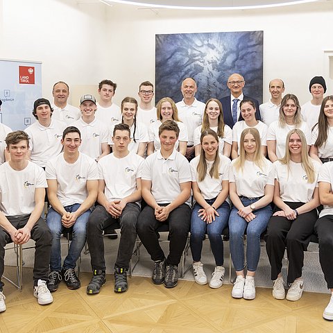 Gruppenbild der Klasse.