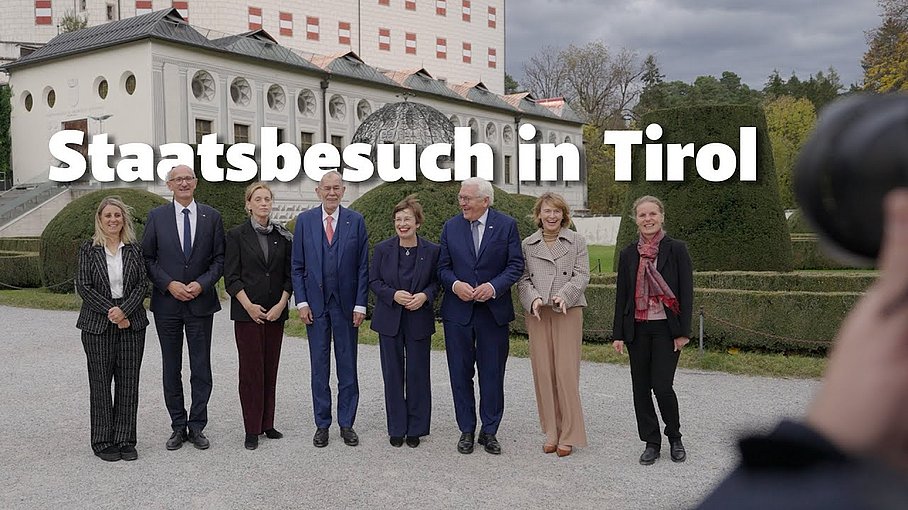 Hoher Besuch in Tirol: Staatsbesuch Bundespräsident Steinmeier und Bundespräsident Van der Bellen