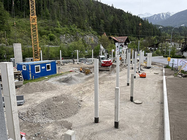 © Fleischhof Oberland GmbH & Co. KG Bauarbeiten am Parkplatz