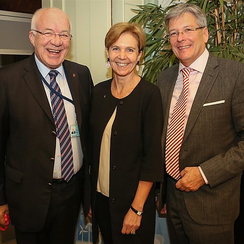 v.l. LTP van Staa, die Salzburger LTPin Pallauf, und der Kärnten LH Peter Kaiser