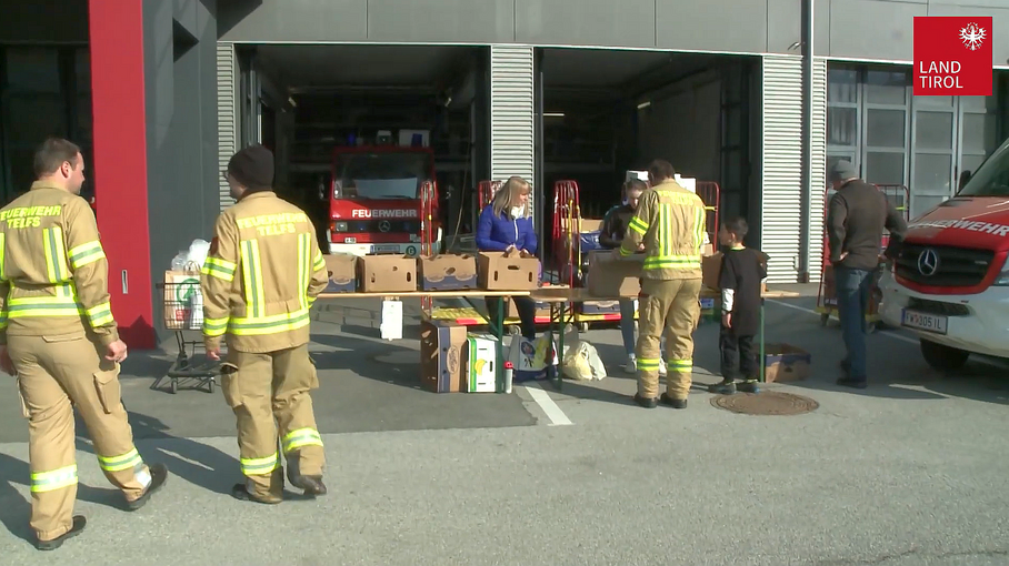 Ukraine-Hilfe: Sammelaktion des Landes Tag 1