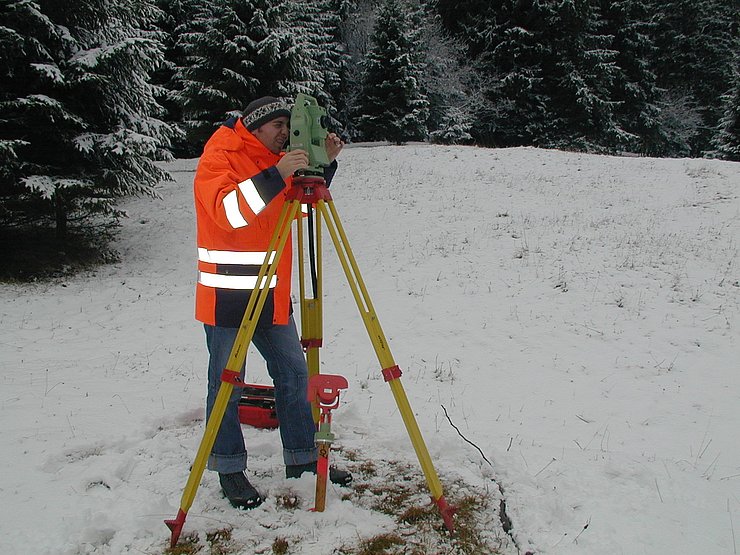 © Land Tirol/Abt. Geoinformation Vermessungsphase 1, Geländevermessung und Geländeplan