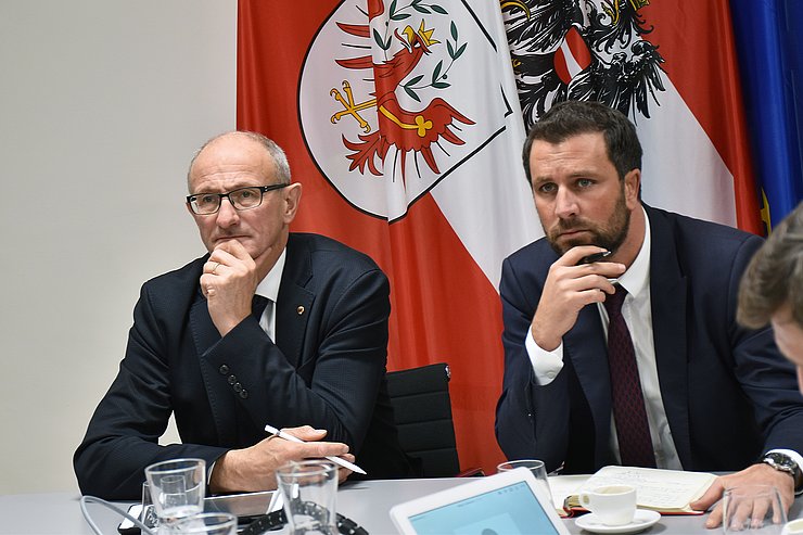 © Land Tirol/Pölzl LH Mattle und LhStv Dornauer