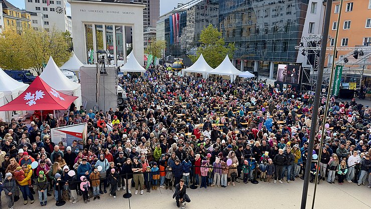 Alle Cobra-Vorführungen am Landhausplatz waren bestens besucht.