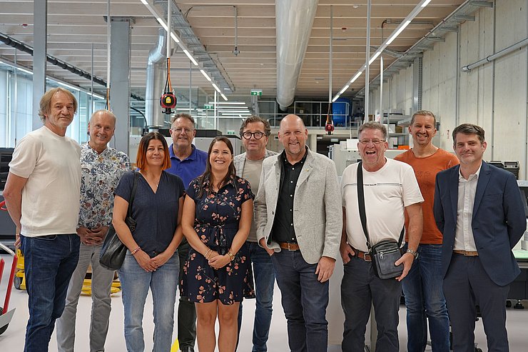 © Land Tirol/Reiter Besuch Landesdruckerei