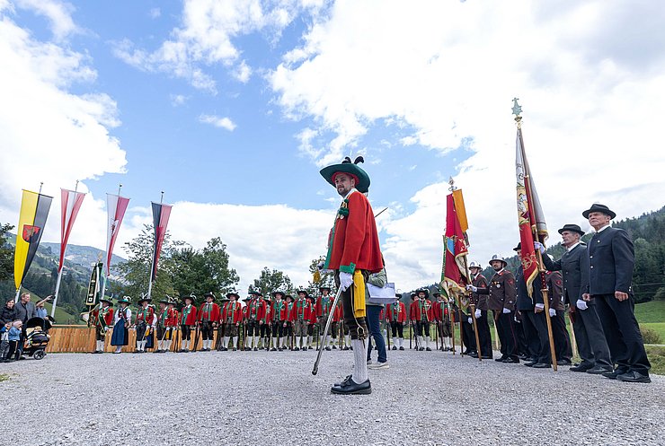 © Land Tirol/EXPA/Groder THEMENBILD, Fertigstellungsfeier Hochwasserschutz Drau Sillian