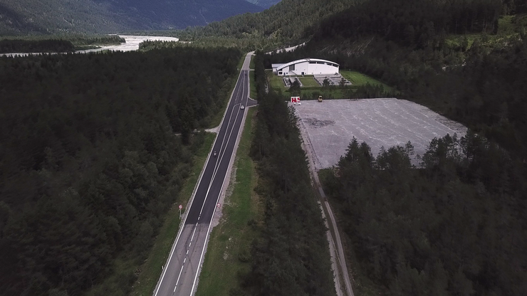 Linksabbieger nach Fertigstellung 