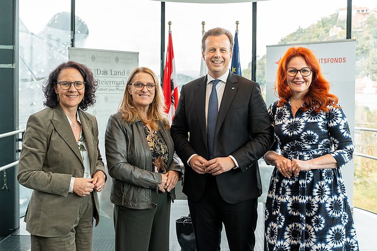 © Land Steiermark/Binder Im Rahmen einer Pressekonferenz wurde über die Ergebnisse berichtet.