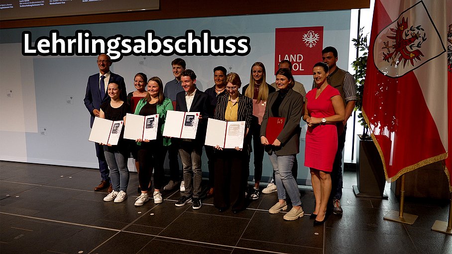 © Land Tirol/Max Raggl Lehrlingsabschied - Lehrabschlussfeier Landhaus