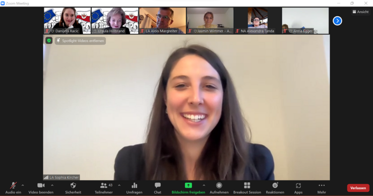 Bildschirmfoto Sophia Kircher