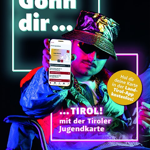 Sujet "Gönn dir Tirol mit der Tiroler Jugendkarte"