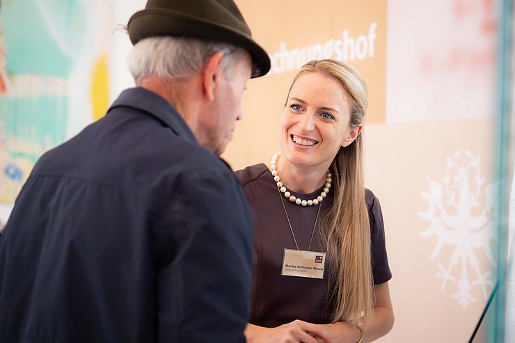 © Landtagsdirektion/Marco Christanell Tag der offenen Tür 2024, Direktorin MMag.a Dr. in Monika Aichholzer-Wurzer