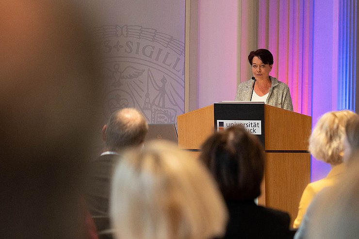 LTPin Sonja Ledl-Rossmann betonte in ihren Grußworten die zentrale Bedeutung der öffentlichen Finanzkontrolle.