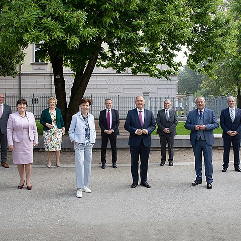 Gruppenfoto der PräsidentInnen