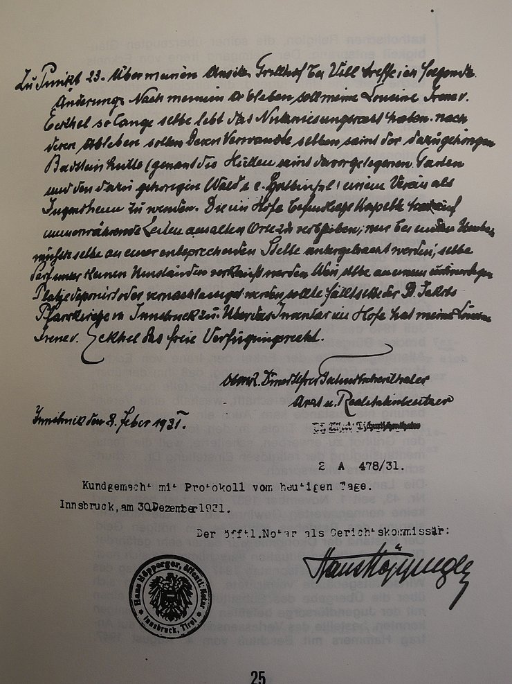 © Grillhof Urkunde 2